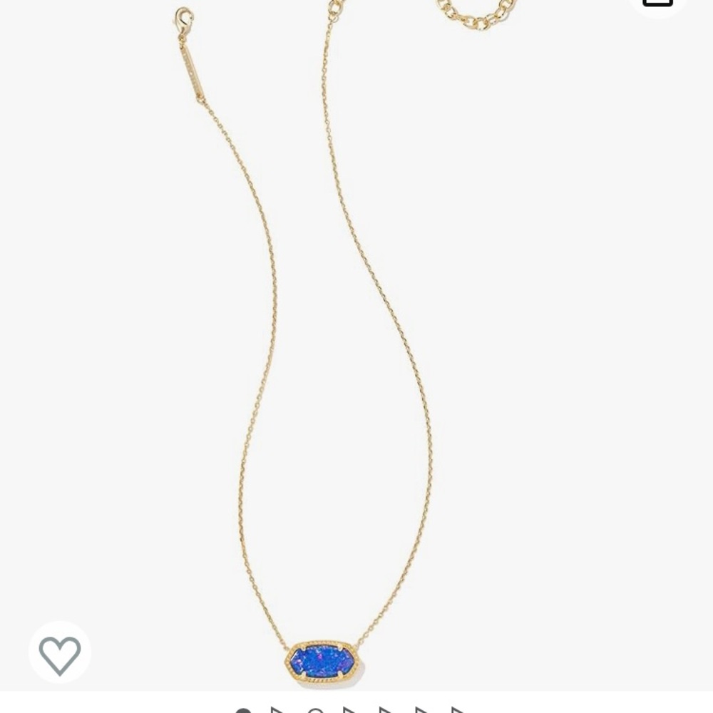 Blue kendra scott necklace